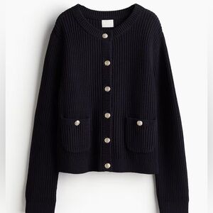 H&M Navy Cardigan
